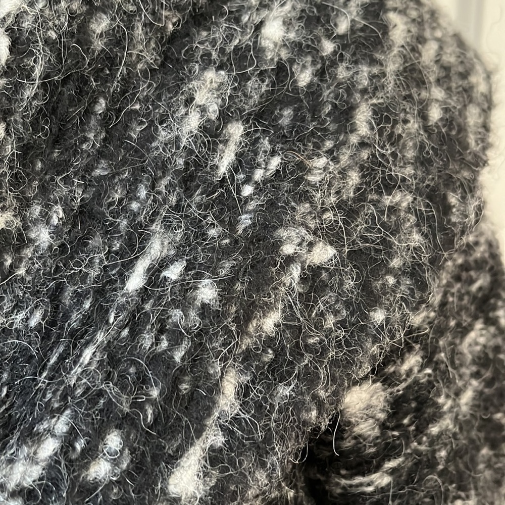 ZARA Wool & Mohair shawl collar jacket Sz Medium $149 - Picture 8 of 11